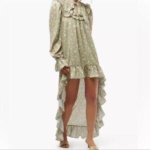 NWT WeWoreWhat REVOLVE High Low Polka Dot Floral Dress Flowy